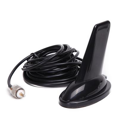 China Dual Band Shark Fin Design 144/430MHZ Antenna With 5m Cable For Baofeng UV-5R TYT QYT KT-8900D Walkie Talkie Shark Mobile Radio Fin for sale