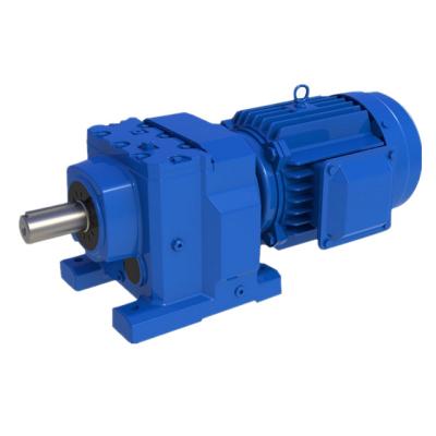 China Hotels 5.5kw R97 32i 1100N.m Speed ​​45rpm Gear Reducer R Series Bevel Gear Motor Helical Reduction for sale