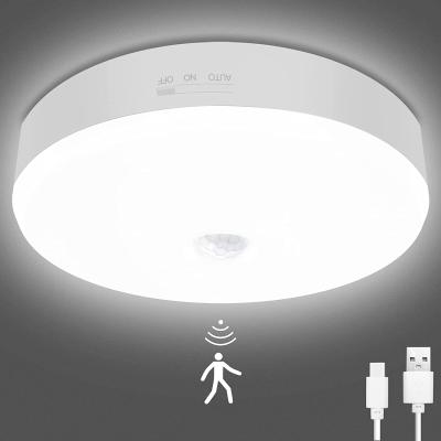 China LED Cabinet Motion Sensor Ceiling Light Rechargeable Cabinet Lights with USB Wire 300 LM for sale