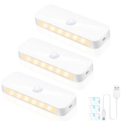 China Modern Motion Sensor LED Cabinet Light Charging Radio Battery Operated Under Cabinet LED Light for sale