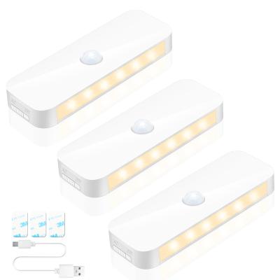 China Kids Modern Battery Operated Rechargeable Motion Sensor Night Light Base Magnetic Night Light Stickers for sale