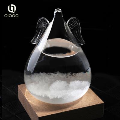 China High quality For Christmas Gift Weather Forecast Bottle Storms Drops Hourglass Bottle for sale