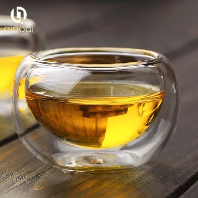 China Heat Resisting Latest Fashion small borosilicate glass tea cup handmade for sale