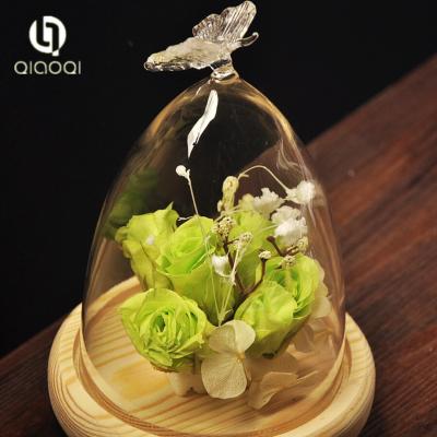 China Custom Custom Design clear mini glass dome for sale