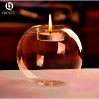 Κίνα Wedding decoration romantic clear glass candle holder Supreme Quality Special Discount προς πώληση