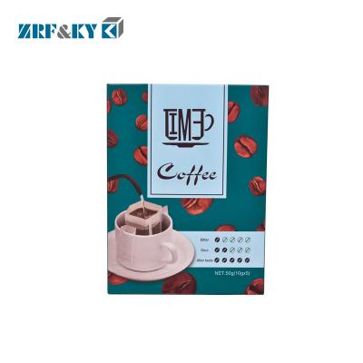 China Recyclable Custom Printed Color Cardboard Paper Sweet Coffee Food Packaging Boxes for sale