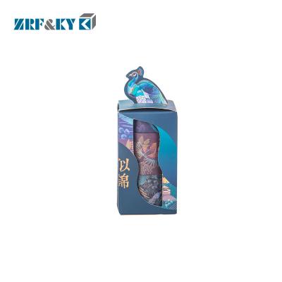 China Recyclable Custom Colorful Printing White Card Foldable Paper Packaging Box for sale