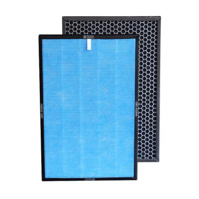 China Hotel Sanyo ABC-VW24 ABC-FAH94 HEPA Pre-Filter and Activated Carbon Air Purifier Compound Filter Remove Odor for sale