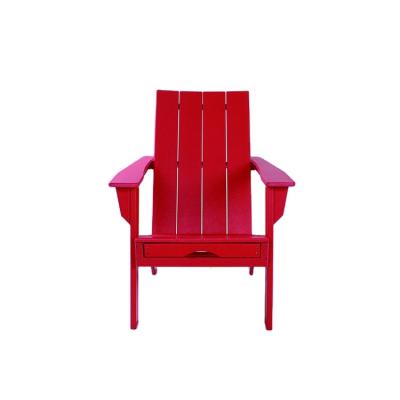 China Modern Folding Outdoor Furniture Similar To Wooden HDPE Adirondack Chair Foldable Patio Garden Chair for sale