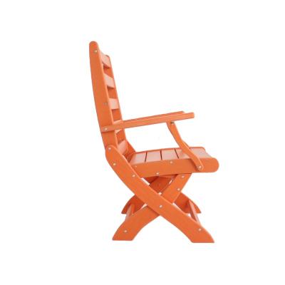 China China Wholesale Modern Cheap Design Modern Outdoor Furniture Similar To Wood HDPE Foldable Nordic Dining Chairs for sale