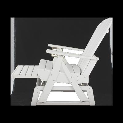 China Modern high quality simple similar to wood HDPE accent recliner outdoor folding rocking chair for sale