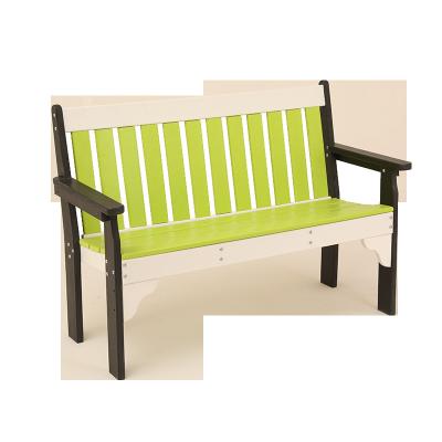 China Factory Modern Custom Portable High Quality Hot Selling Similar To Unique Wooden HDPE Garden Benches For Gardening for sale