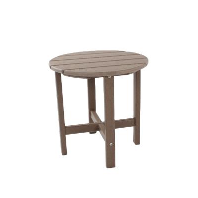 China Factory Wholesale Modern High Quality Kid's Small Round Table Natural Similar To Modern HDPE Wooden Outdoor Small Round Bar Tables for sale