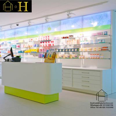 China Modern Pharmacy Guangzhou Manufacture Interior Design 3d Free Medical Store For Pharmacy Display for sale