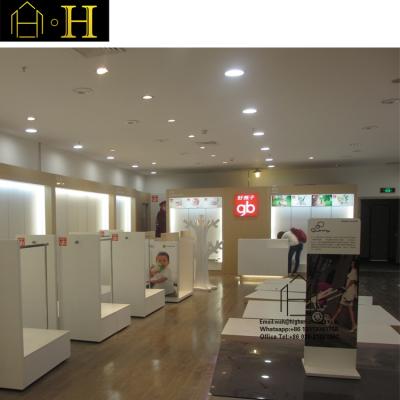 China Clothing Store Display Racks Luxury Shelves For Clothing Store/Clothes Show Racks For Clothing Store Kiosk for sale