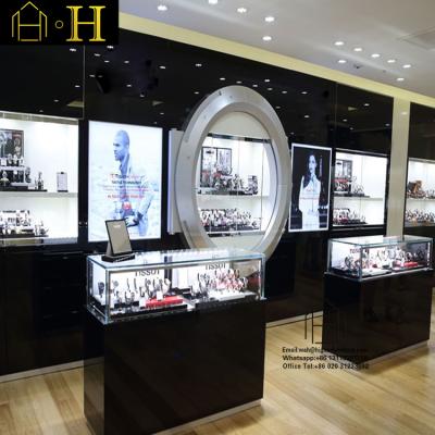 China Watch Shop Showcase Factory Switzerland Jewelry Watch Store Display Showcase Direct for sale