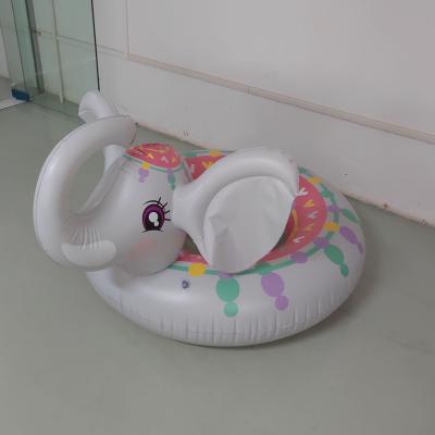 China Swimming Ring Mattress Glitter Swim Ring Inflatable Water Entertainment Summer Swimming Pool Water Mattress PVC Transparent Water Floating Toys for sale