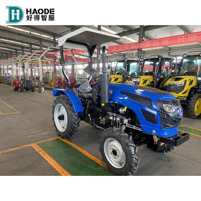 China Farms HAODE Mini Tractor 30hp 40hp 4wd 4x4 Tractor Kleine Rasenmaher Traktor Tractors For Agriculture Farm Machinery For Sale for sale