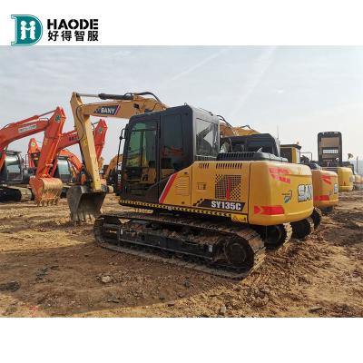 China HAODE used second hand Sany Sy135c 75c 85c-9 Sany Mini Crawler Excavator Price 0.2~0.7m3 for sale