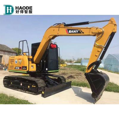 China HAODE Sany Chinses Second Hand Cheap Excavator Sy 75c/Sy55c/Sy60c/Sy65c/Sy135c Used Excavator For Sale 0.12~0.32m3 Track for sale