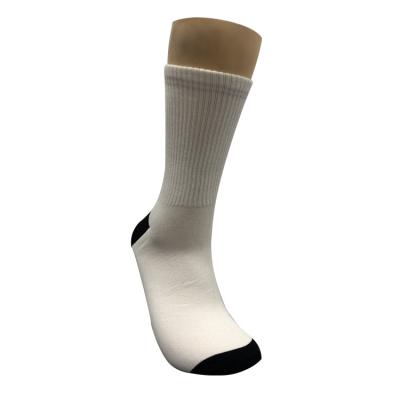 China QUICK DRY 100 white cotton printed cotton empty socks for sale