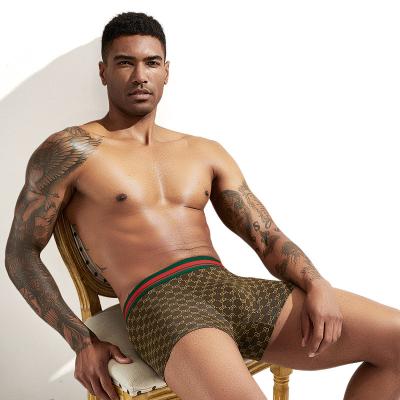 China 2023 Factory Price Factory Price Logo High Elasticity Antibacterial Cotton Brown Adult Male Briefs And Boxers Men Briefs for sale