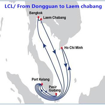 China 7days free time cheapest sea freight from Dongguan to Laem chabang dropshipping company for sale