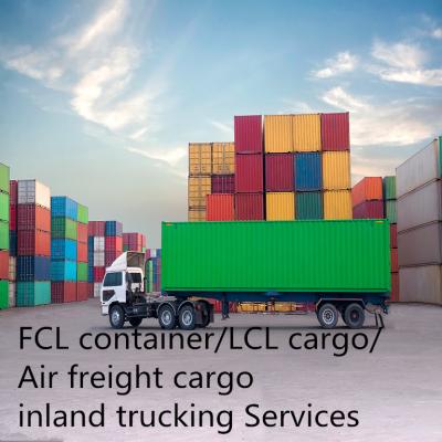 China Provide inland cargo trucking services warehousing professional FCL container and LCL cargo and air freight from china logistics agent for sale