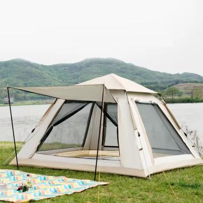 China Straight Bracing Type Jinyi Portable Quick Opening Hiking Tent Outdoor Camping Fully Automatic Tent Camping Fully Automatic Camping for sale