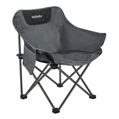 China PANEL Outdoor portable moon chair, home camping, leisure fishing stool, backrest folding small chair for sale