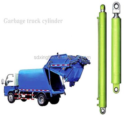 China Construction Material Stores Dump Truck Acting Telescopic Double Hydraulic Cylinder For Garbage Truck for sale