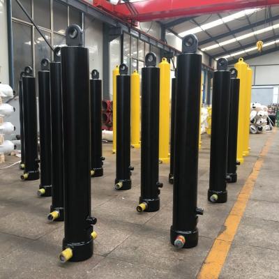 China Telescopic Dump Truck 4 Stage Sleeve Hydraulic Oil Cylinders For Dump Truck for sale