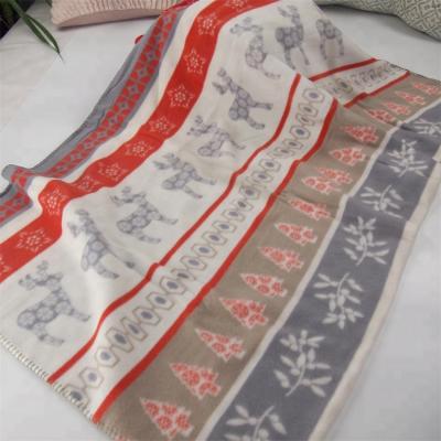 China Anti-pilling 100%polyester printing blanket, deer fleece printing for sale