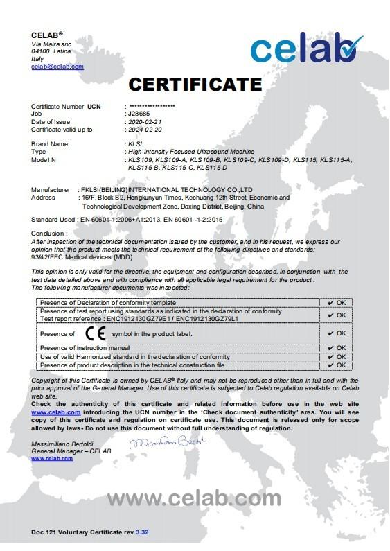 CE - Beijing MCE Laser Technology Co., Ltd.