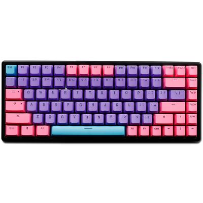 China Kludge RK RK84 Colorful Royal Mechanical Keyboard Keycap Resin Anime Doubleshot pbt Custom Keycaps 84 Keys Set for sale