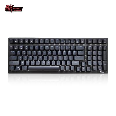 China Royal Desktop Hotswappable RGB Hot Swappable USB Gamer Teclado Kludge RK98 RK Wireless Mechanical Keyboard for sale