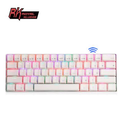 China Kludge RK61 royal rk wireless mouse and kailh rgb switch combo gamer norse punk bloody mechanical keyboard not half mac mac for sale