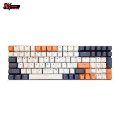 China Kudge rk100 keytop pbt doubleshot keycaps 100keys colorful royal custom keycap set mechanical keyboard for sale