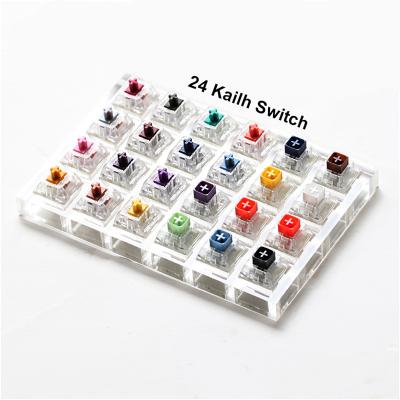 China Brown red brown switch box kailh keyboard OEM OEM ABS OEM keyboard swicth silver swicth game switches tester milky yellow keybord for sale