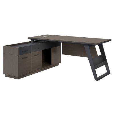 China Easy to install modern office furniture wooden table boss full size desk executive desk SG-9305 for sale