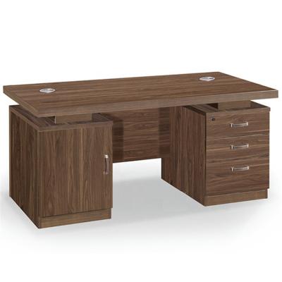 China Contemporary high quality office furniture desk with 3 drawers wooden work tables for sale