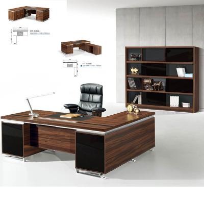 China Easy To Install Wood Panel Executive Desk / Modern Commercial Furniture Office Furniture for sale