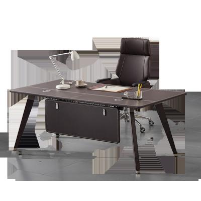 China PANEL Popular Office Furniture Melamine Green Computer Desk for sale