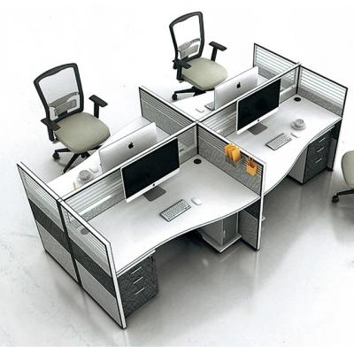 China 2018 Commercial Furniture New Arrival Office Furniture 4 Person Workstation In Office for sale