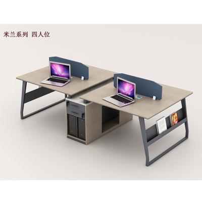 China 2020 Contemporary Factory Fashion Office Table 4 Seat Design Workstation for sale