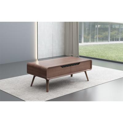 China 2020 china modern design factory solid wood wooden coffee table for sale