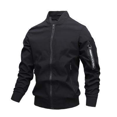 China Sustainable Spring And Autumn Plus Size Men Sports And Leisure Stand-Collar Pilot Mens Baseball Jacket for sale