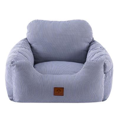 China Cooling car and 2021 new cotton fabric all-season pet nest home dual-use hot-selling universal bed, dog and cat for sale