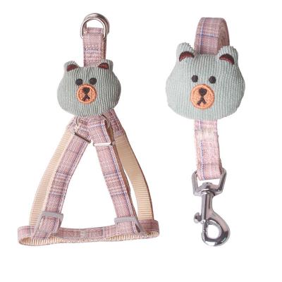 China High Quality Dog Harness Fashion Belt Suit Pet Vest Custom Bear Style Harness Pet Supplies Pet Supplies for sale