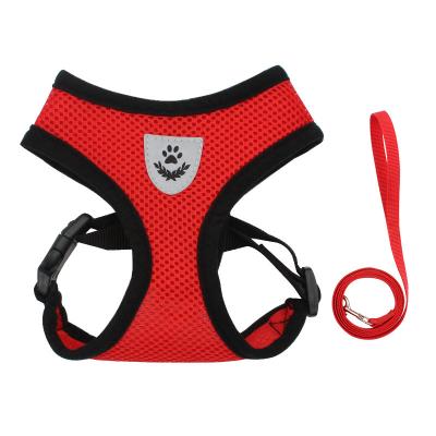 China Personalized New Adjustable Soft Dog Harness Breathable And Reflective Dog Harness for sale